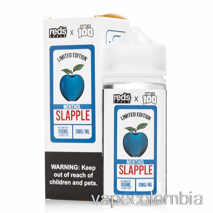 Vape Recargable Slapple Mentol - 7 Daze X Keep It 100 - 100ml 3mg